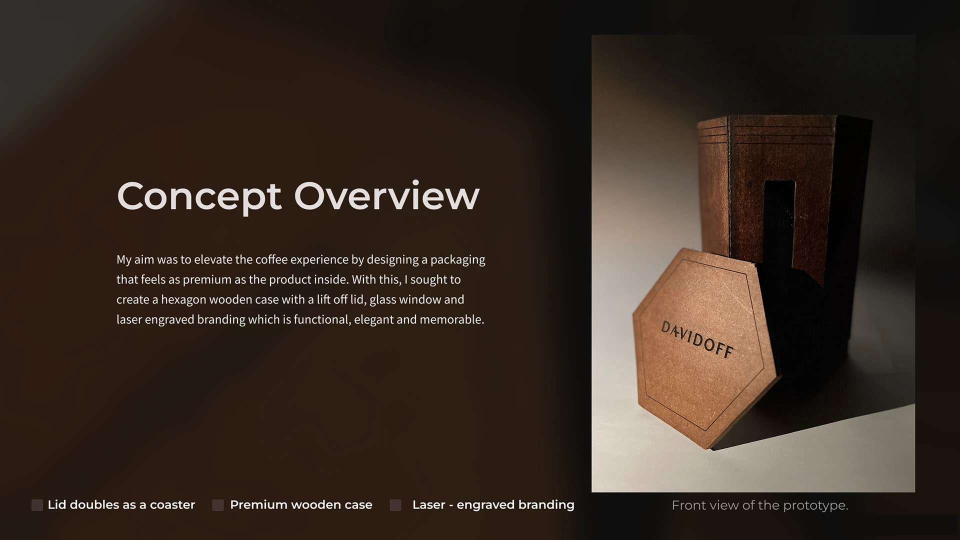 Davidoff Coffee packaging