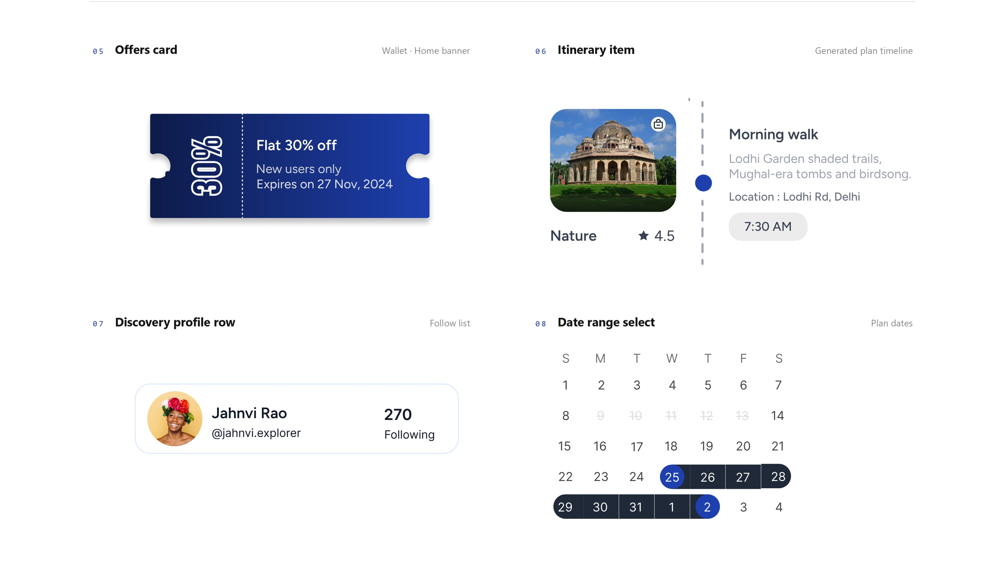 Explure case study — component kit continued