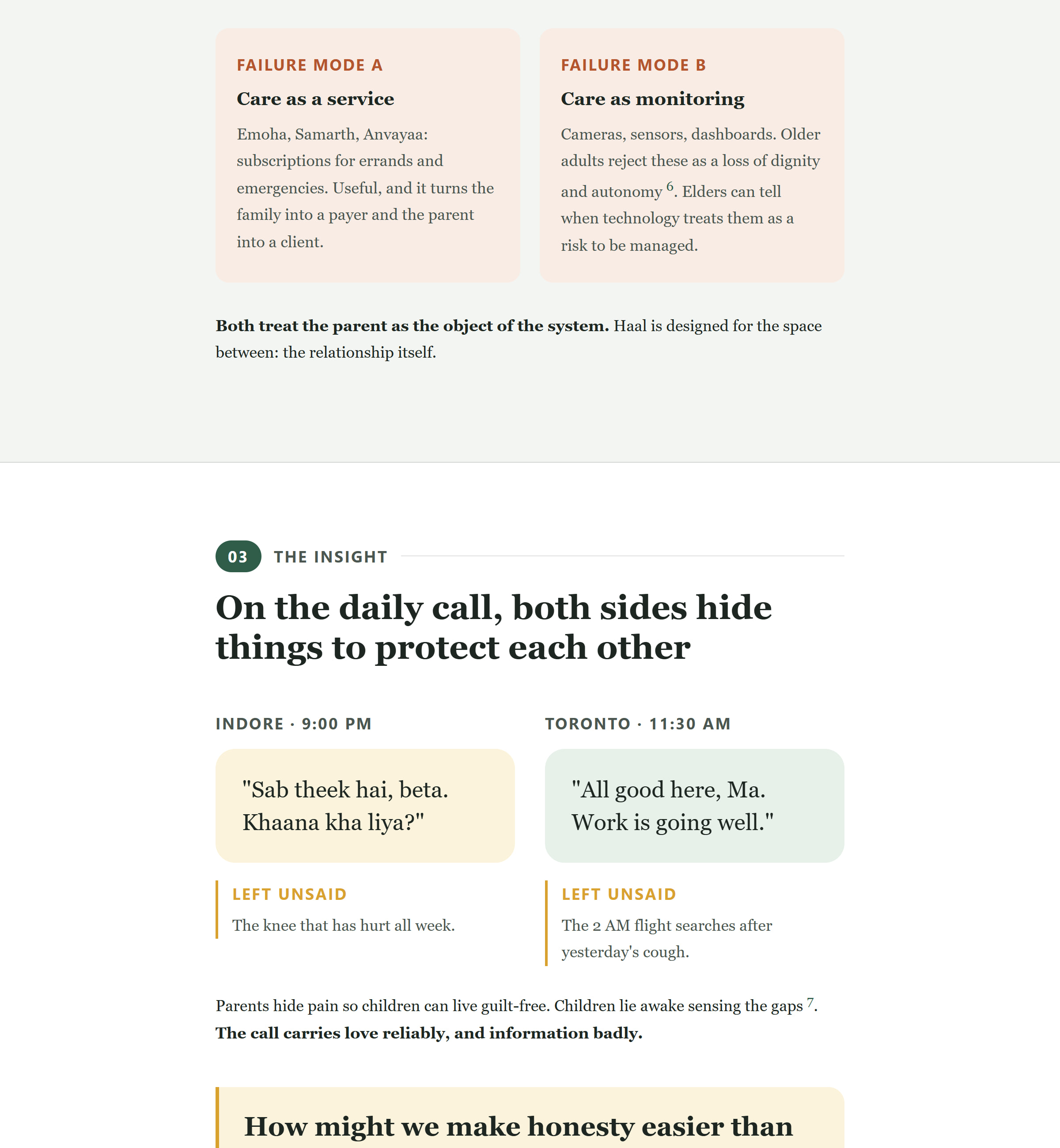 Haal case study