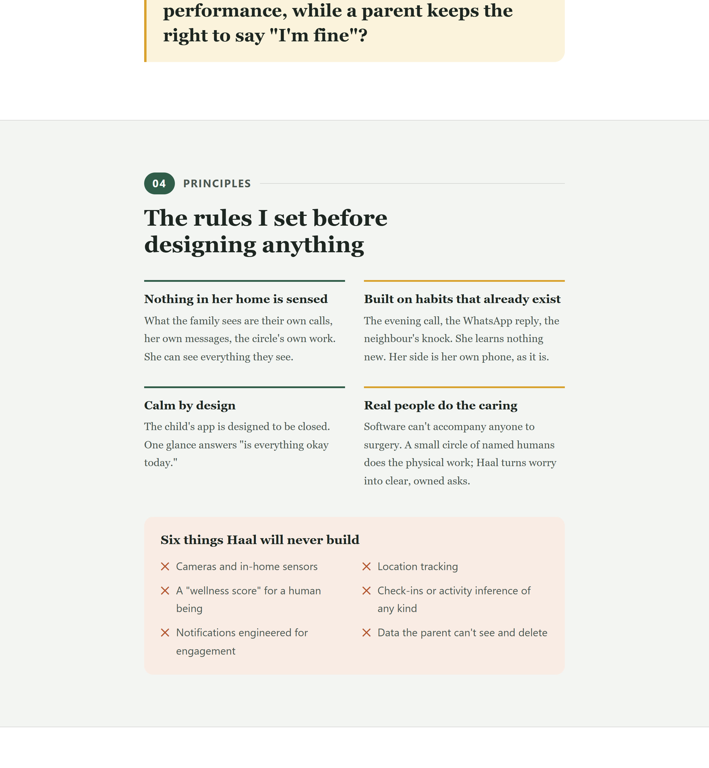 Haal case study