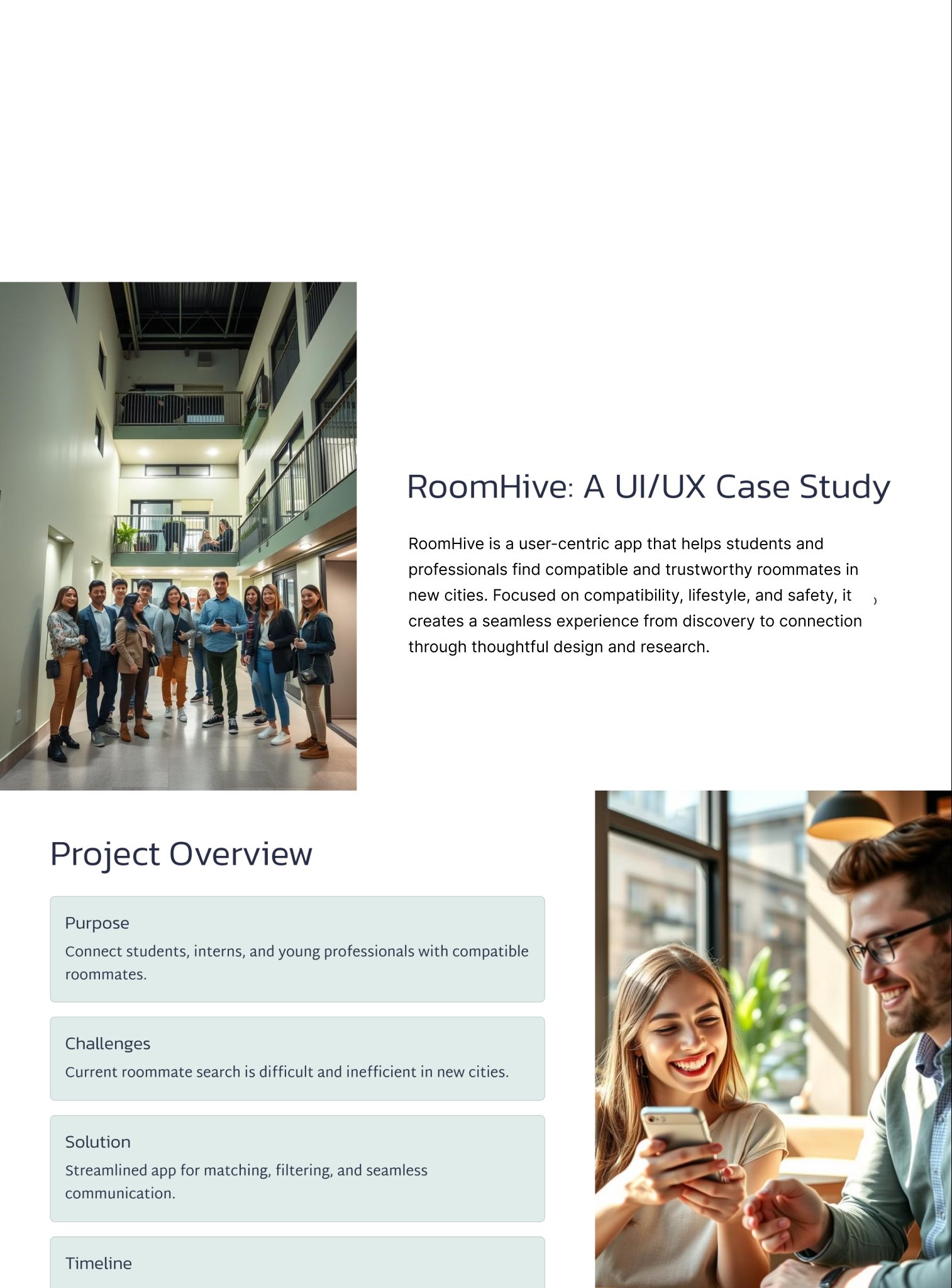 RoomHive case study — introduction and project overview