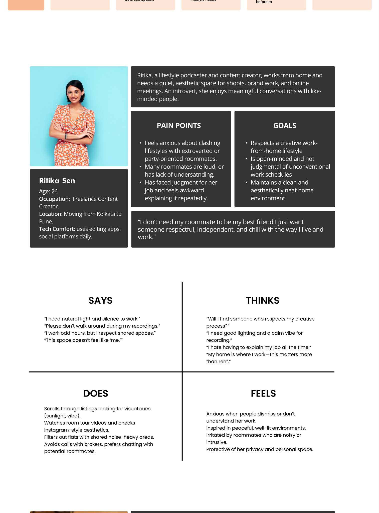 RoomHive case study — user interviews